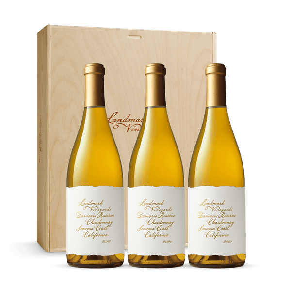 Damaris Reserve Chardonnay Vertical 2019, 2020, 2021